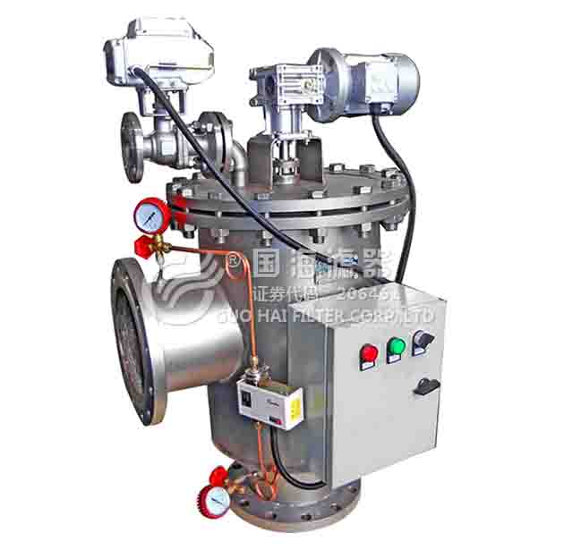 DN400工业冷却水过滤器 塑料工业回收冷却水过滤