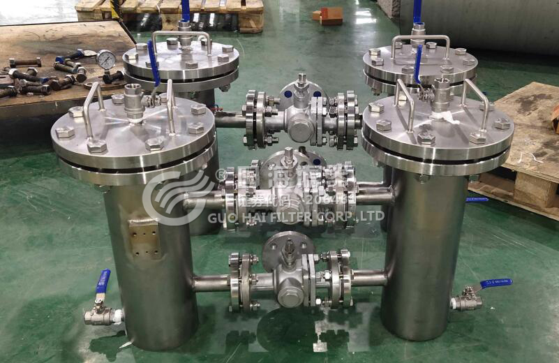 篮式过滤器dn80 中水回用管路过滤器